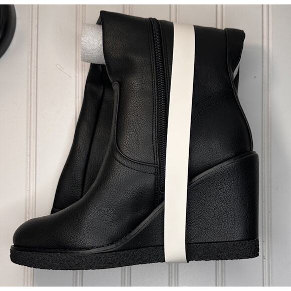 Zodiac Iggy Wedge Tall Boots Black Women's Size 7 NEW IN BOX - Picture 6 of 16